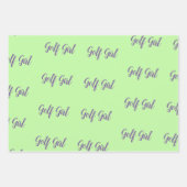 Golf Girl Wrapping Paper (Voorkant 2)