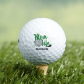 Golf Glitter Ma Life Funny Modern Custom Name Golfballen (Insitu Shirt)