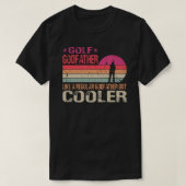 Golf Godfather als een gewone godfather maar koele T-shirt (Design voorkant)