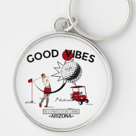 Golf Goede vibraties Arizona Sleutelhanger