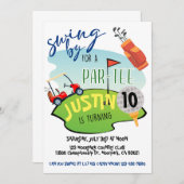 GOLF, GOLF PARTIJ, PAR-T-SHIRT, GROTE DAG (Voorkant / Achterkant)