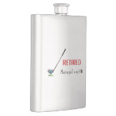 GOLF-Golf spelen is mijn JOB Heupfles (Rechts)