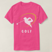 Golf Golf Swing Golfer Golfing T-shirt (Design voorkant)