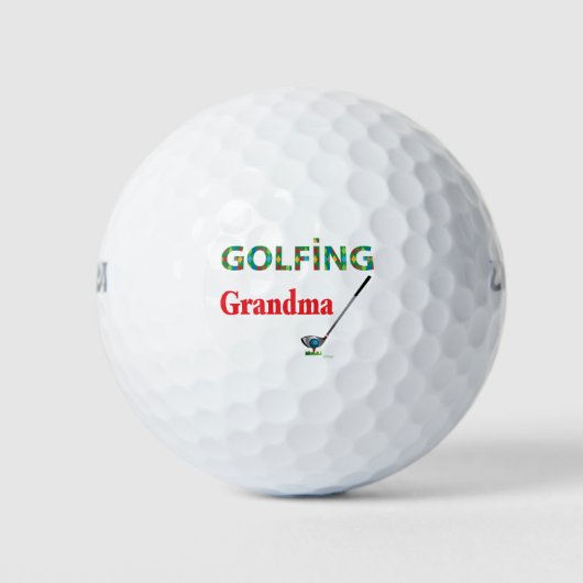 GOLF - GOLFEN OMA, Cool Golfballen (Voorkant)