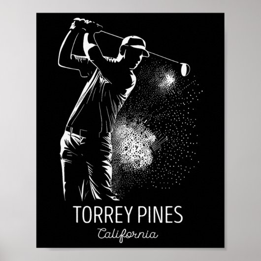 Golf Golfen Torrey Pines 1 Poster (Voorkant)