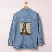 Golf Golfer Antiek Vintage Golfen Denim Jacket (Hangar)