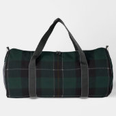 Golf Golfer Cadeau Elegant Plaid Monogram Op Maat Plunjezak (Achterkant)