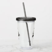 Golf Golfer Cart Acryltumbler met deksel Acryl Drinkbeker (Links)