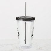 Golf Golfer Cart Acryltumbler met deksel Acryl Drinkbeker (Rechts)