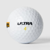 Golf Golfer Docent School Admin. Buschauffeur Golf Golfballen (Logo)