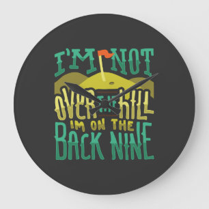 Golf Golfer Gift Grote Klok