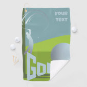 Golf golfer Golf club resort apparatuur Golfhanddoek (Insitu)