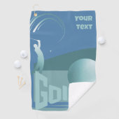 Golf golfer Golf club resort apparatuur Golfhanddoek (Insitu)