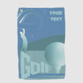 Golf golfer Golf club resort apparatuur Golfhanddoek (Voorkant)