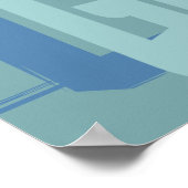 Golf golfer Golf club tekst muur decor Poster (Hoek)