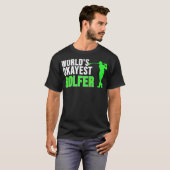Golf  Golfer Golf swing golf course gift golflover T-shirt (Voorkant volledig)