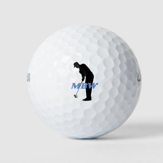 Golf Golfer Golfbal Golfballen (Voorkant)