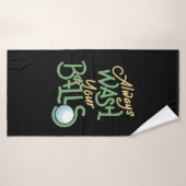 Golf Golfer Golfball Gift Badhanddoek (Badhanddoek)