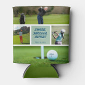 Golf golfer golfcadeau accessoire blikjeskoeler (Voorkant)