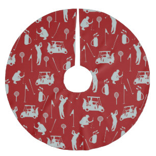 Golf Golfer Golfen Winkelwagen tas Kerstboom Rok