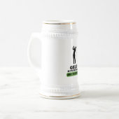 Golf Golfer Golfing Golfbal Golfkoers Bierpul (Voorkant links)