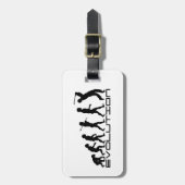 Golf Golfer Golfing Sport Evolution Art Bagagelabel (Voorkant verticaal)