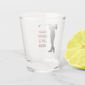Golf Golfer Humor Shot Glas (Achterkant)