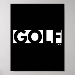 Golf golffvaardigheden poster