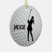 Golf Golfing Design Keramisch Ornament (Rechts)