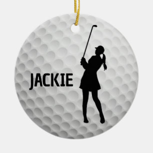 Golf Golfing Design Keramisch Ornament