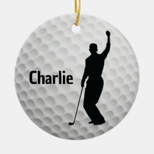 Golf Golfing Design Keramisch Ornament