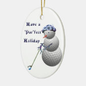 Golf Golfing Golfers kerstcadeautje Keramisch Ornament (Links)