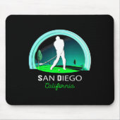 Golf Golfing San Diego Muismat (Voorkant)