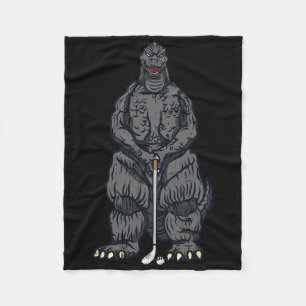 Golf Golfs Japanse Film Dinosaur Monster Golfe Fleece Deken