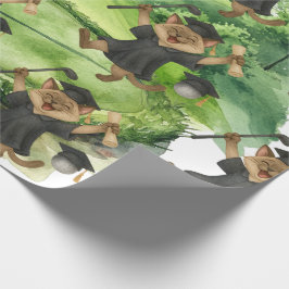 Golf Graduation themed for Cat Lover Golfer Cadeaupapier