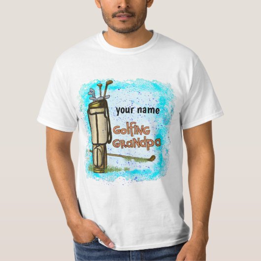 Golf Grandpa T-shirt (Voorkant)