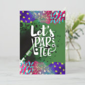 Golf Grappig Gezegde voor golfer Laten we par t-sh Kaart (Staand voorkant)