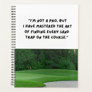 Golf grappig gezegde voor golfer planner