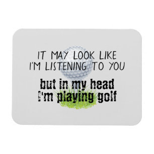 Golf grappig magneet