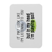 Golf grappig magneet (Verticaal)