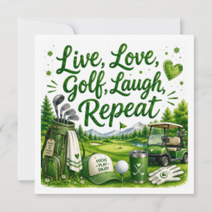 Golf grappige citaten voor golfers op de baan kaart