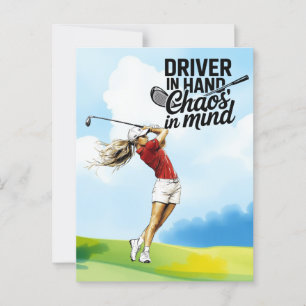 Golf grappige gezegden citaten voor golfer groet briefkaart