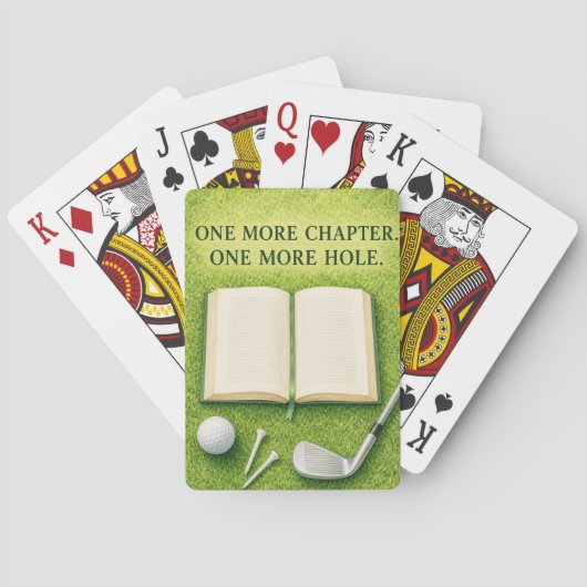 Golf Grappige Golf Hoes voor Golfer Pokerkaarten (Achterkant)