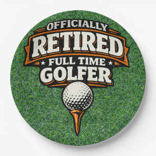 Golf Grappige Spreuk Golfen Pensioen Papieren Bordje