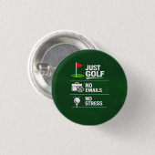 Golf Grappige Uitdrukking Golfpensioen Ronde Button 3,2 Cm (Voorkant /achterkant)