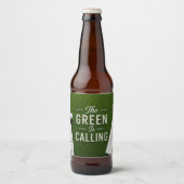 Golf grappige uitspraak voor golfer  bier etiket (Voorkant)