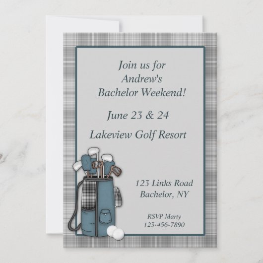 Golf Gray Play Kaart (Voorkant)