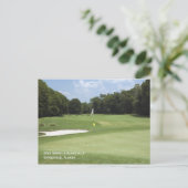 Golf Green Briefkaart (Staand voorkant)