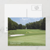 Golf Green Briefkaart (Voorkant / Achterkant)