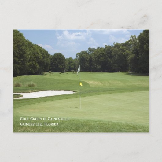 Golf Green Briefkaart (Voorkant)